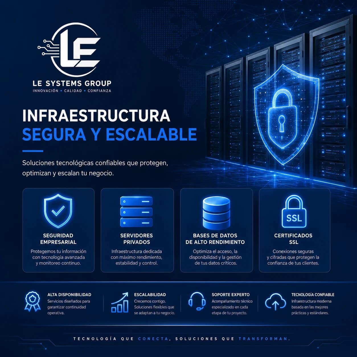 Servicios de aplicaciones web, escritorio y Android de LE Systems Group